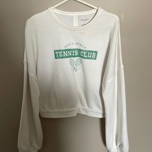 white arizona sweatshirt. size medium.